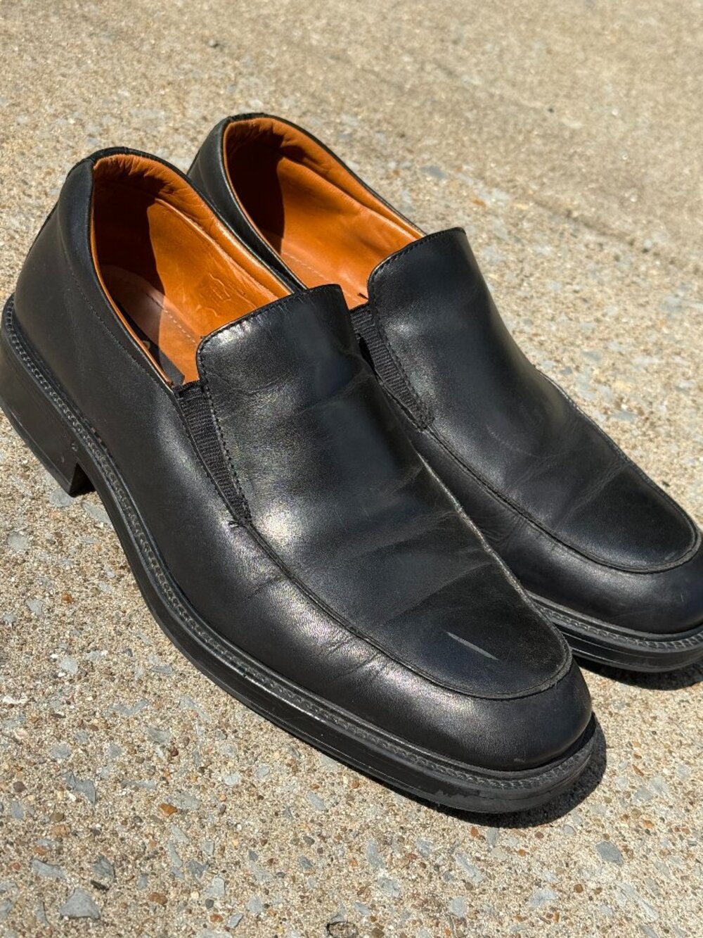 Bill Blass Italy Leather Loafers 12 Quiet Luxury Slip On Shoes Office Prep 4114